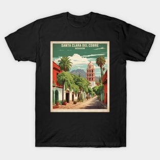 Santa Clara del Cobre Michoacan Mexico Vintage Tourism Travel Retro T-Shirt